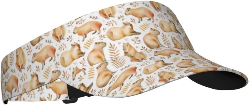 Gianlaima Sports Sun Visor Hats for Women Men Adjustable Lightweight Packable Sun Visor Hat Beach Pool Golf Tennis - Image 1
